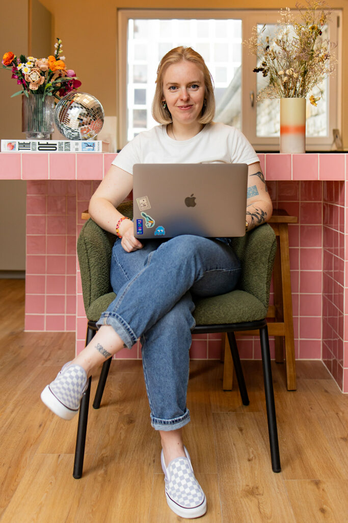 Séance photo portrait professionnel par la photographe Marie Piot.